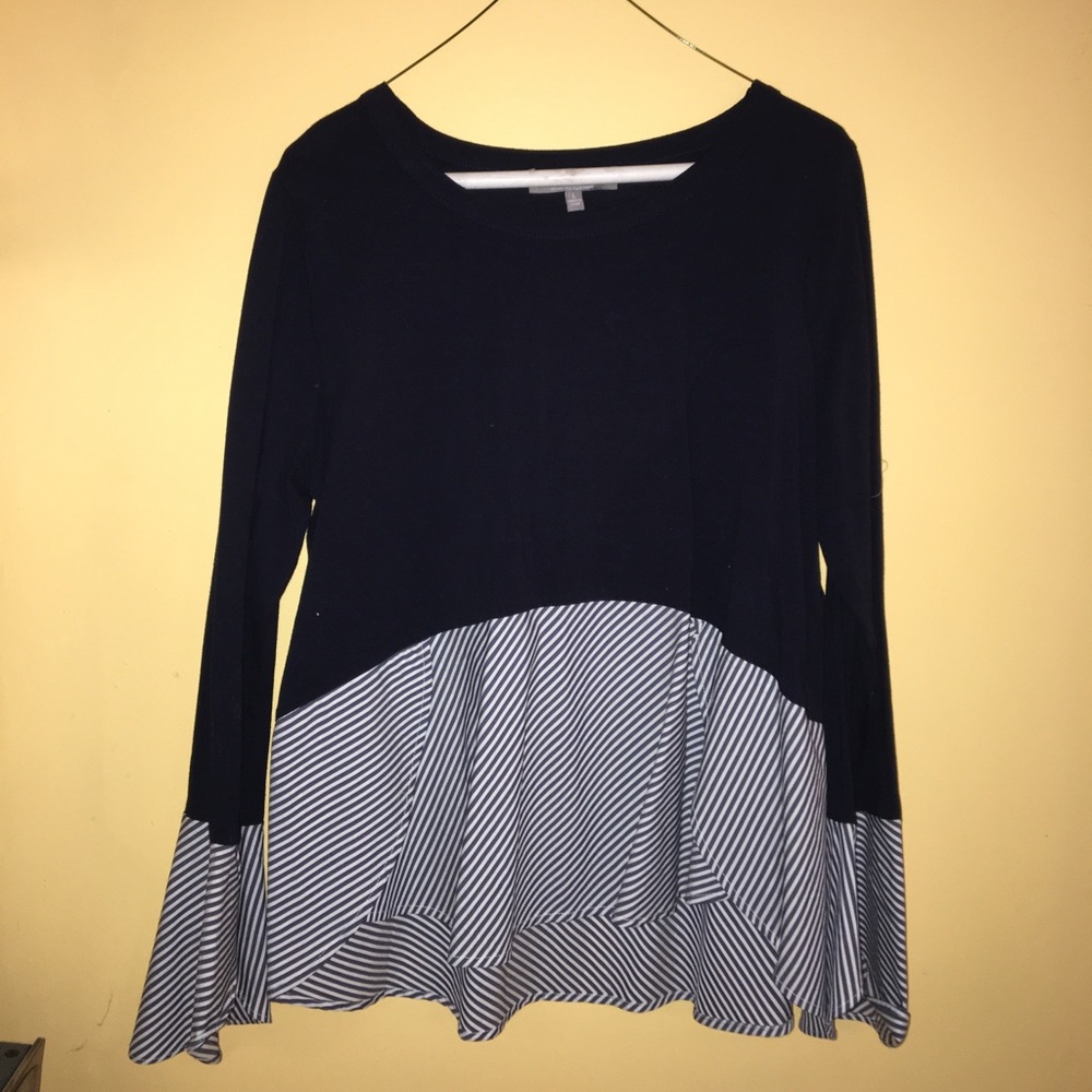 Long bell sleeve blouse